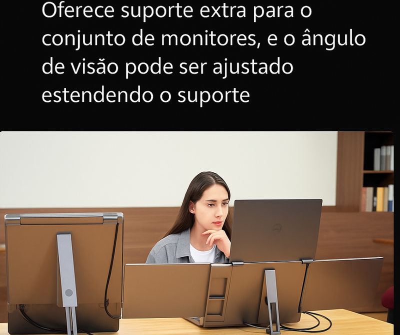 3 Telas Extensoras (4k) - Macbook & Windows