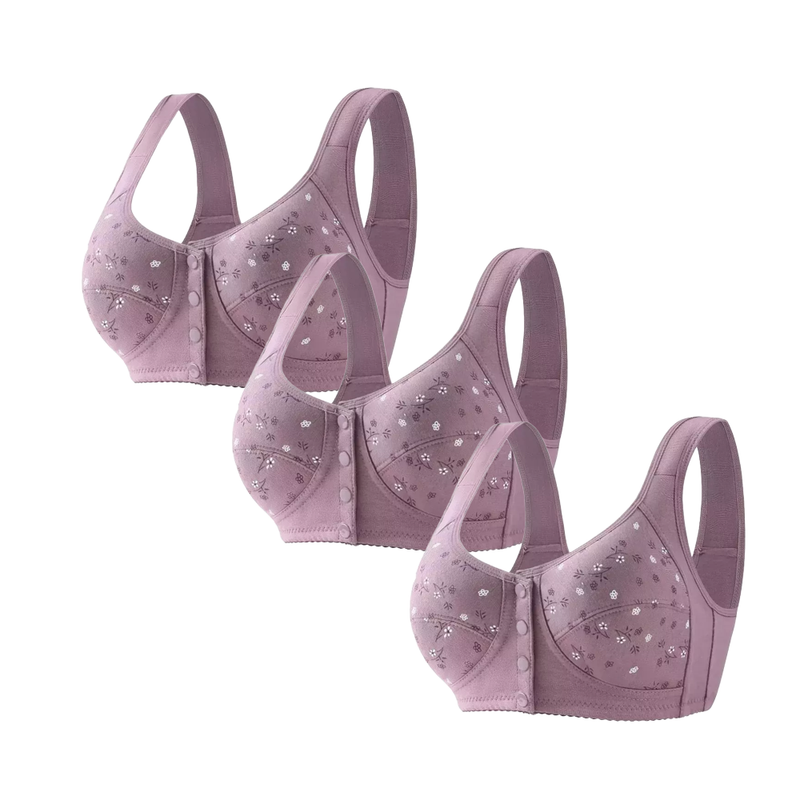 [COMPRE 2 LEVE 3] Sutiã Flora - Abertura Frontal - PROMO BUZZ 🌸