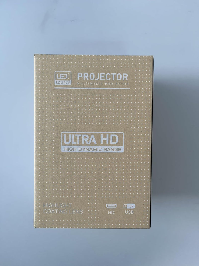 Salange HY300 Mini Projetor Portatil, 5G WiFi 6 Bluetooth 5.0, Smart Projetor Android 11, 8500 Lumens Proyetor LED 4K 1080P Full HD Suporte (EU Plug)