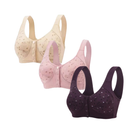 [COMPRE 2 LEVE 3] Sutiã Flora - Abertura Frontal - PROMO BUZZ 🌸